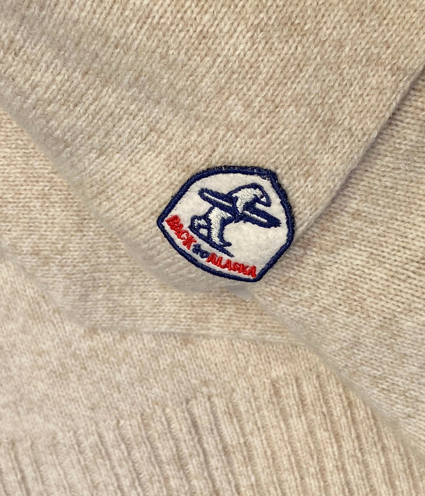 GILET FULL ZIP JAUGE - ECRU