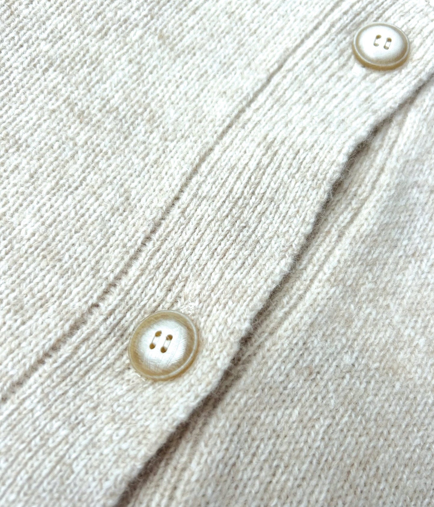 CARDIGAN COL ROND 7 BOUTONS -ECRU