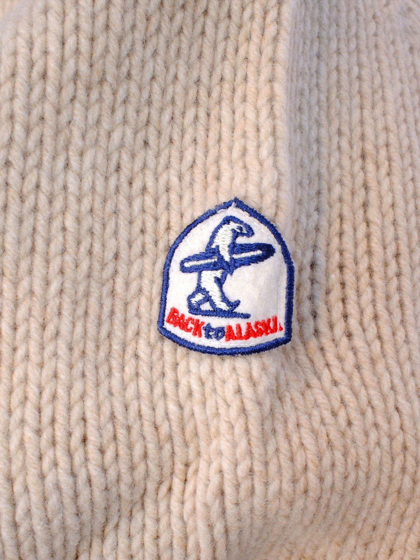 PULL MONTANT 4 BOUTONS - ECRU