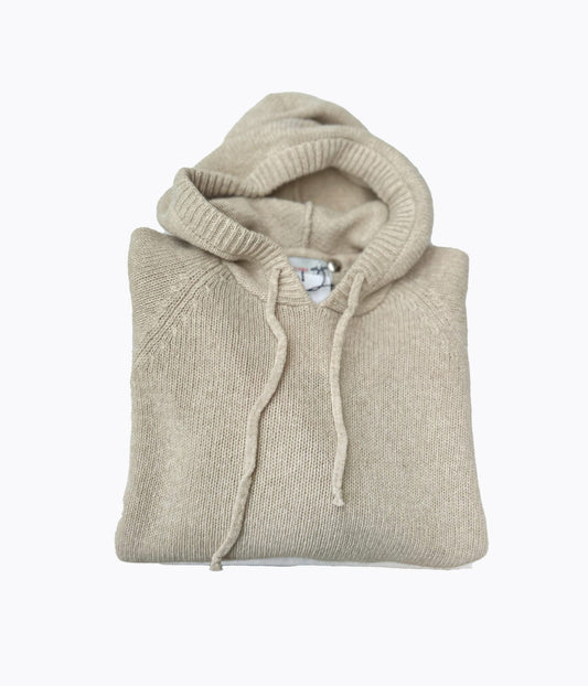 HOODIE POCHES KANGOUROU -ECRU