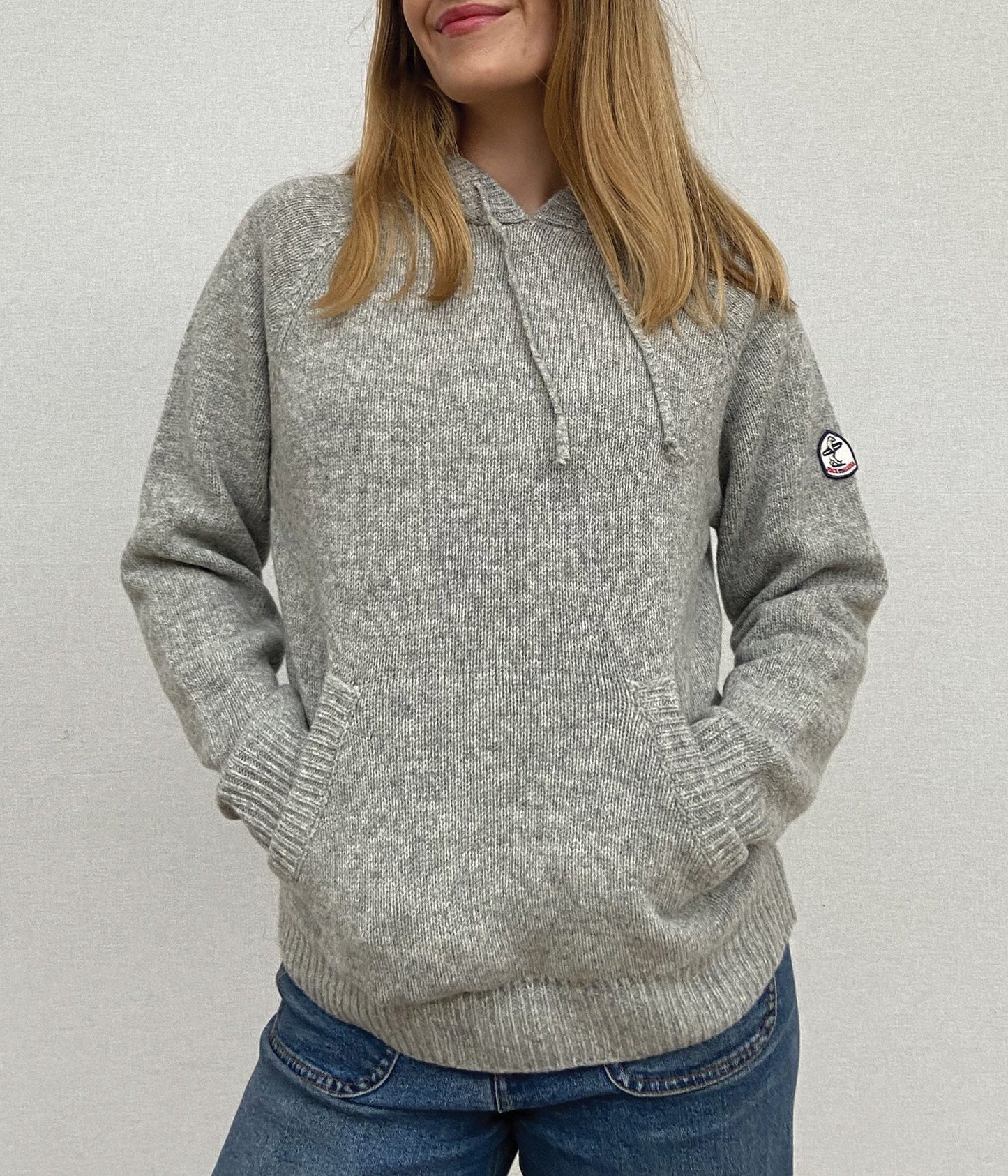 HOODIE POCHES KANGOUROU -GRIS CLAIR