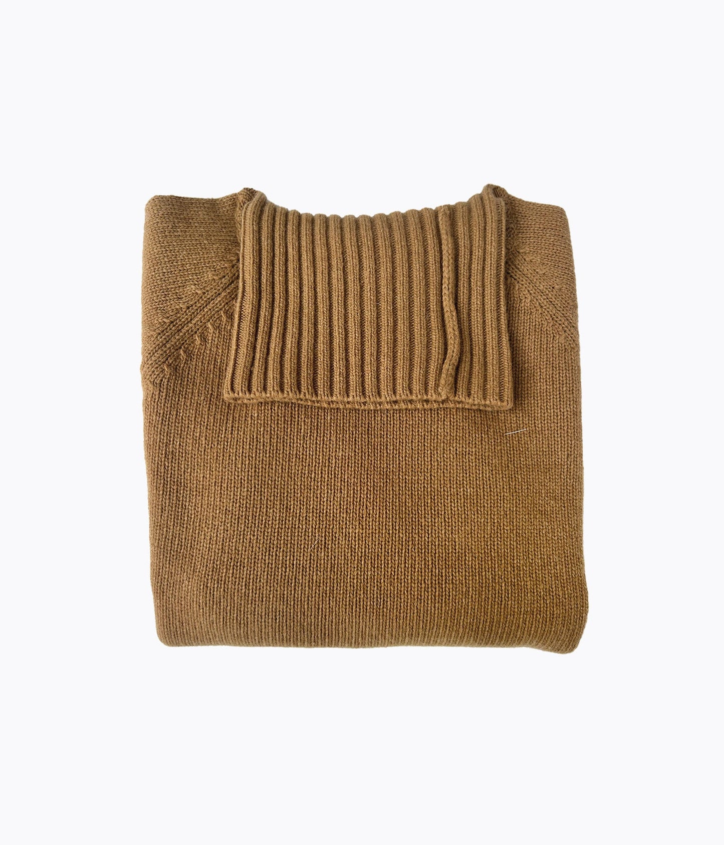 PULL COL ROULE FEMME -CAMEL